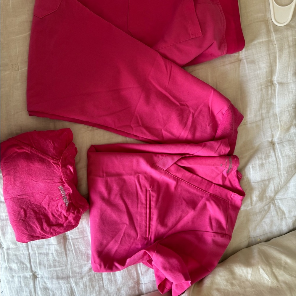 Pink Women's Scrub Set
